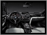 wnętrze, kokpit, BMW M3